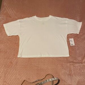 *3 for $20*  SO ~ Favorite Boxy Tee ~ White ~ Small